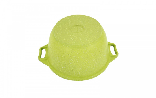 Кастрюля 6,0л со стекл. кр. АП "Trendy style" (lime) к61tsl