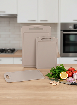 Доска разделочная набор 3 шт мокко С55МОКК