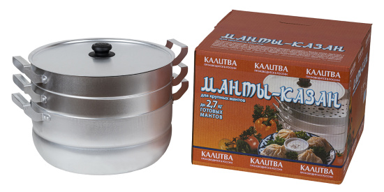 181325 Манты-казан 13л с сетками 2,4кг