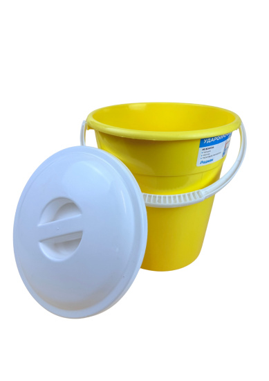 Ведро  8 л Евро пищевое с крышкой ударопрочное 