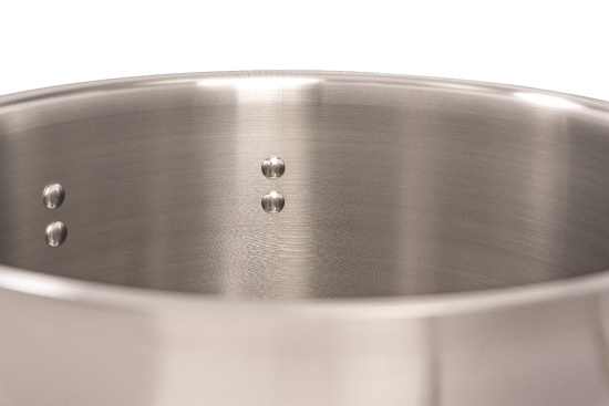 Котел Kukmara линии "HoReCa" 40 литров, диаметром 40см, с металлической крышкой HRC-SP40040M