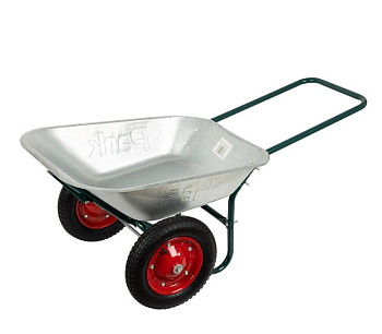 Тачка садовая 2-кол. WB 4207-2 П-ручка арт.092682 150кг/65л/0,6мм