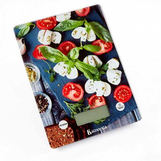 Весы настольные электронные ВАСИЛИСА ВА-016, "Моцарелла" 5кг