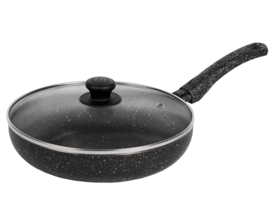 Сковорода 220 мм, 1 руч., ст/кр, а/п. Easy Stone. Алюминий марки А5 6822352