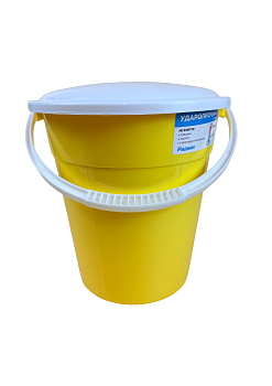 Ведро  8 л Евро пищевое с крышкой ударопрочное 