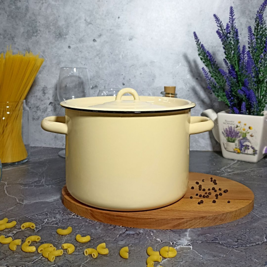 Кастрюля 4,5л 2с17 без рис.крем.