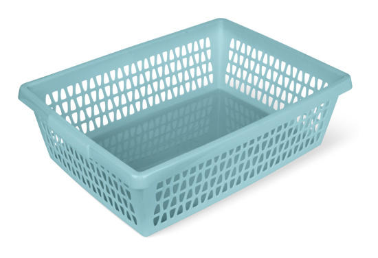 Корзина для хранения "Велетта" 38х28х11см бирюзовая С714БИР