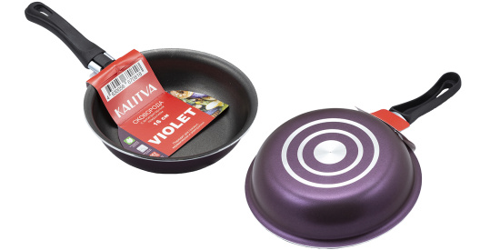 Сковорода 160мм без крышки, 1 ручка Сплав А5 3671613 (серия VIOLET)