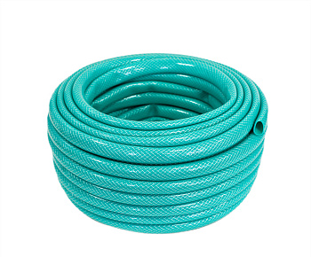 Шланг ПВХ армированный 3-х слойный 18х22мм 3/4" силиконовый МАГОНИЯ 25м 111882