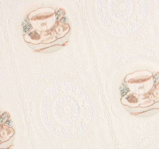 Клеенка 137см Lace Print CYM-106С2 беж