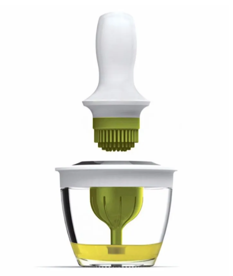 Масленка с силиконовой кистью-дозатором ID1949