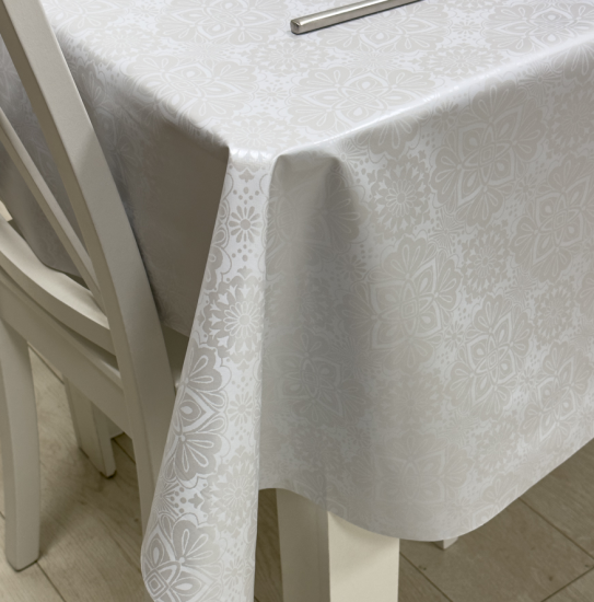 Клеенка Camelia 140 см арт. 201/9 Белый шелк 10542-0