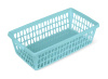 Корзина для хранения "Велетта" 25х14х7см бирюзовая С712БИР