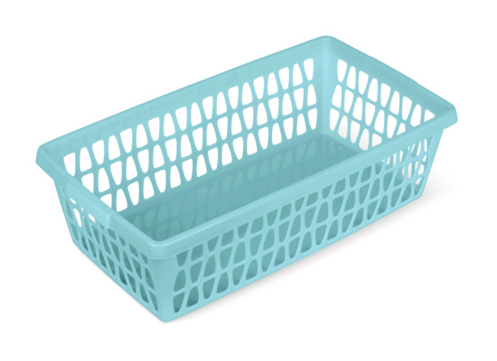 Корзина для хранения "Велетта" 25х14х7см бирюзовая С712БИР