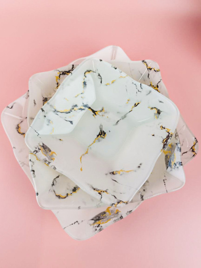 Набор салатников (3пр.) Lavenir 15*15/17,5*17,/20*20 см, S3127/3-CC038L стекло 101155