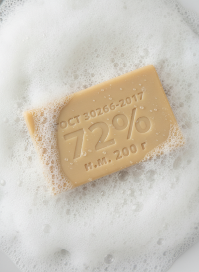 Мыло хозяйственное ММЗ 72% 200гр б/упаковки
