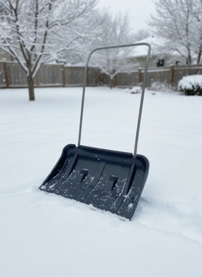 Лопата "Движок" на колесиках с металлической ручкой 11346