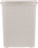 Корзина для белья Plast Team Melange 65л 463х406х507 мм молочный туман PT408011048