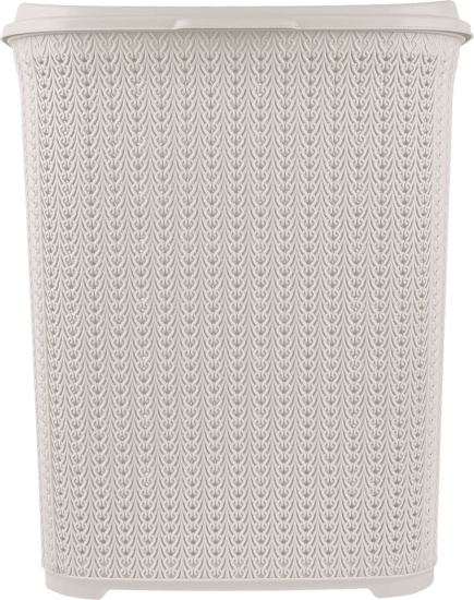 Корзина для белья Plast Team Melange 65л 463х406х507 мм молочный туман PT408011048