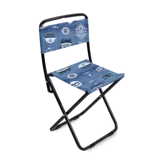 Стул походный №1 со спинкой складн.(тр.диам.18)ПС1