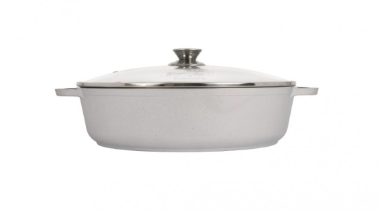 Сотейник 320/85мм со стеклянной крышкой с3281