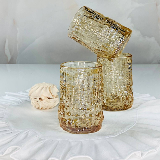 Набор из 6 стаканов 250мл в под.уп.(х8)Стекло 589-076