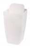 Контейнер д/мусора "Вязаное плетение" 10л (белый) М7487 
