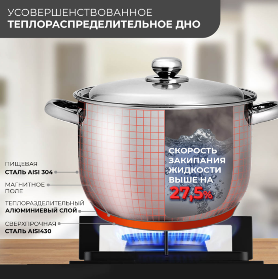 Ковш "Традиция" -0,8л, 125 мм, ТРС, б.кр 3с150 Ковш "Традиция" -0,8л, 125 мм, ТРС, б.кр 3с150