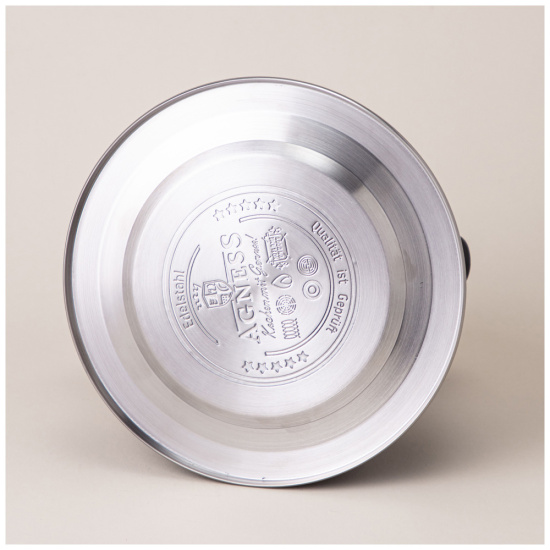 ЧАЙНИК AGNESS СО СВИСТКОМ, 2,80Л ТЕРМОАККУМУЛИРУЮЩЕЕ ДНО,ИНДУКЦИЯ,ВСТРОЕННЫЙ ТЕРМОМЕТР (908-067)