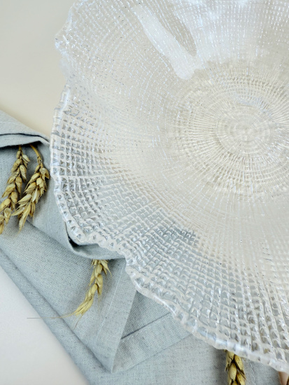 Салатник 30 см прозрачный IVV (реплика) OLS-8294.1