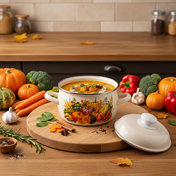 Кастрюля 2,0 литра (Осенний карнавал) С-4210АП2/4Жм