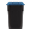 Бак для мусора 65л на колес синий М4664