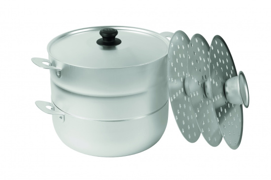 Манты-казан 4,5л с 3 дисками 2,1кг Сплав А5 18453