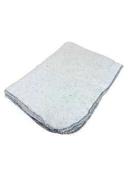 Тряпка для мытья пола 3-х слойная белая 45*65