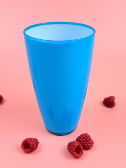 Стакан 400мл пластиковый (цвет микс) OLS-179-6