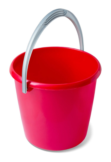 Ведро "Соло" 10л перламутровое красное С633КРА