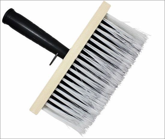 Кисть-макловица 180х80 мм, искусственная щетина, деревянный корпус, пластиковая ручка 02-21-180