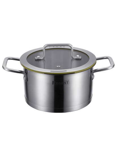 Кастрюля со стек. кр. 1,8л; 16х9 см Linea PALERMO 77-0216