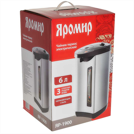 Чайник-термос ЯРОМИР ЯР-1900  900Вт, 6л