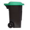 Бак для мусора 65л на колес зеленый М4663