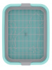 Лоток "Мур-мяу" (с сеткой)(голубой) М7848