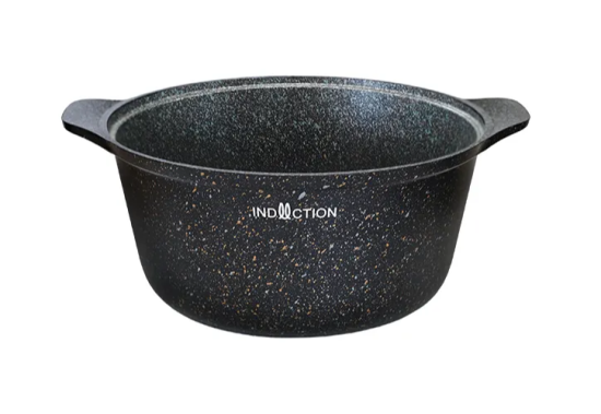 Кастрюля 2л со стеклянной крышкой, АП линия "Granit Ultra Induction" (Original) кгои23а