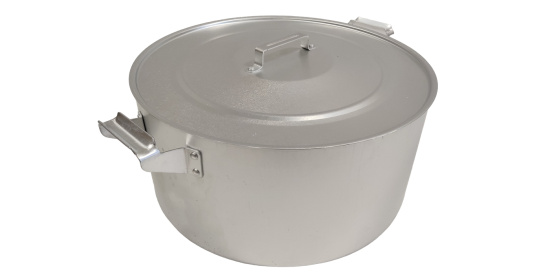 Кастрюля 30 л, 2 руч., мет./кр. Алюминий марки А5 14300