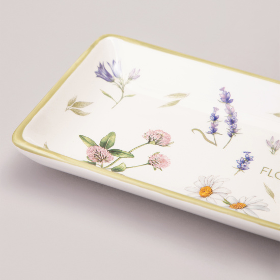 БЛЮДО AGNESS "FLOWER STORY" 28*12*3 СМ (КОР=32ШТ.) (358-2167)