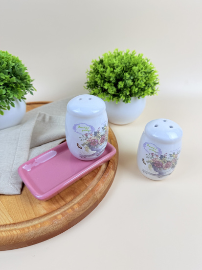 Набор для специй (2 пр.) Lavenir "Beautiful garden" 5/11*6 см HC400-K48 доломит 84278