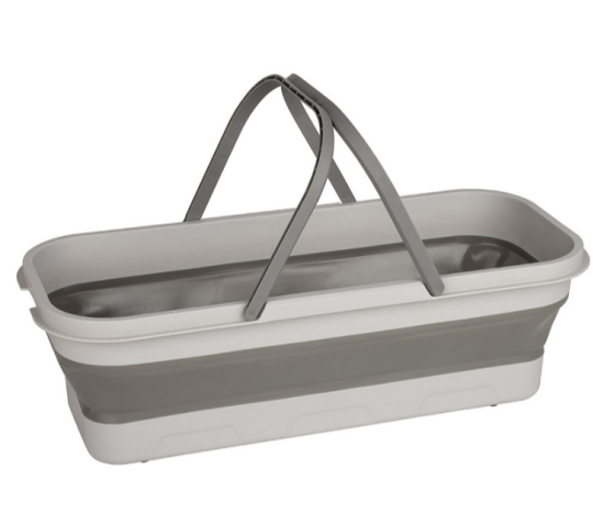 Ведро складное, прямоугольное, с колесами,13 л RFB-9 109080