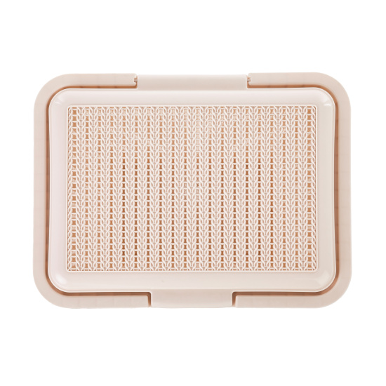 Корзина д/белья "Вязаное плетение" 25л (бежевый) М6904