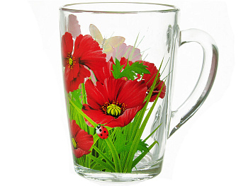 Кружка 300мл КАПУЧИНО 1334/731SL Лето круговая деколь