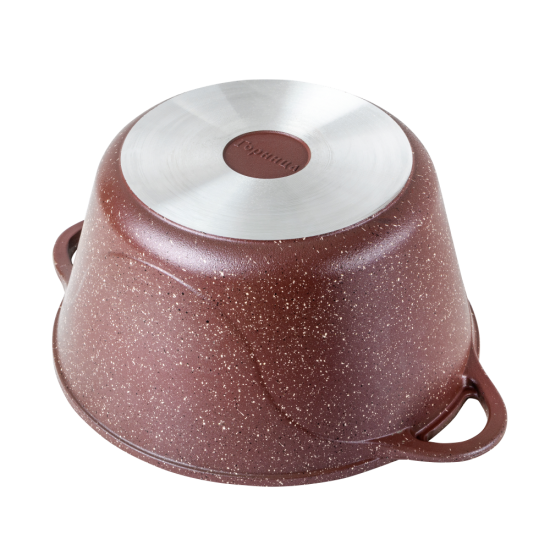 Кастрюля 2л. Шоколад лит/руч. с кр. (п/у), к2233аш