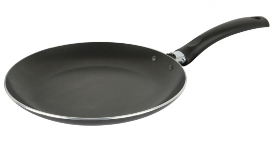 Сковорода блинная 220мм 1 ручк б/кр а/п риф дно "соты" 1892215 (серия "Кумир")